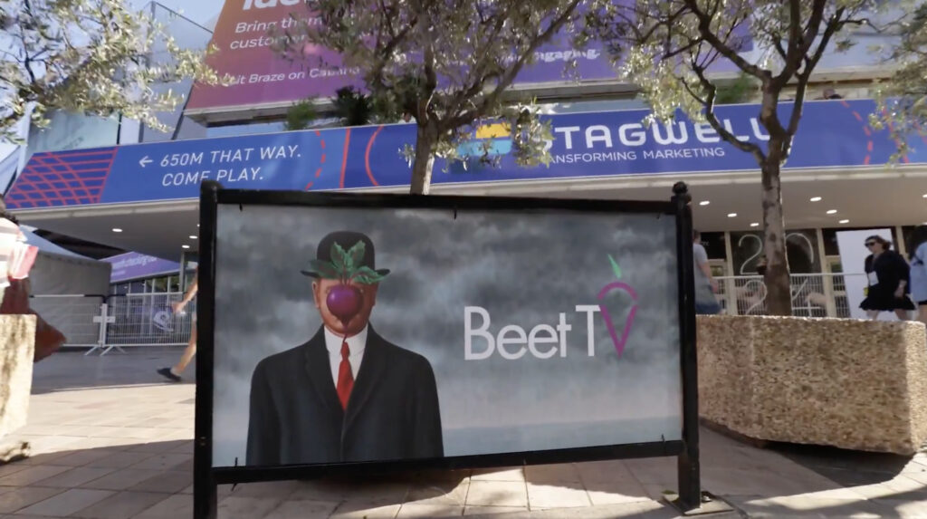 Beet Art Has Pride Of Place On Cannes’ Croisette